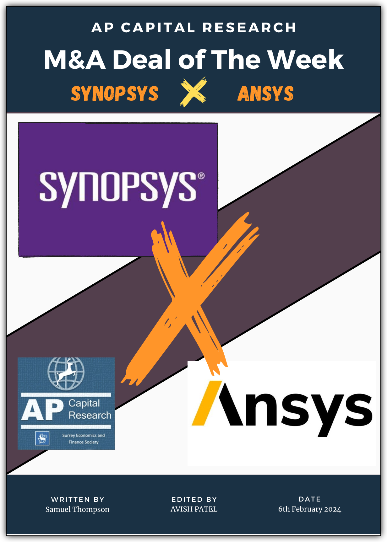 M&A Deal of the Week - Synopsys X Ansys